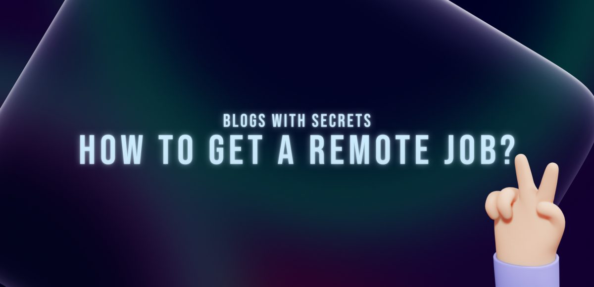 how to a remote jobs